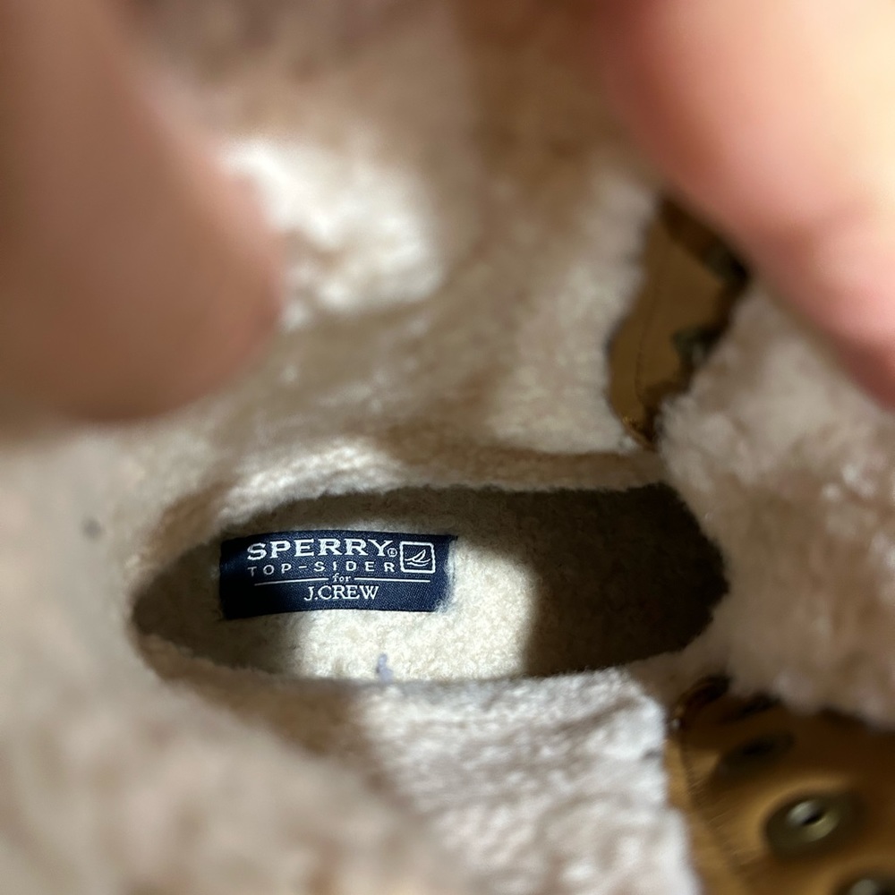 Sperry Top Sider boots, 100% wool shearling. Sperry for J.Crew. - Picture 5 of 7
